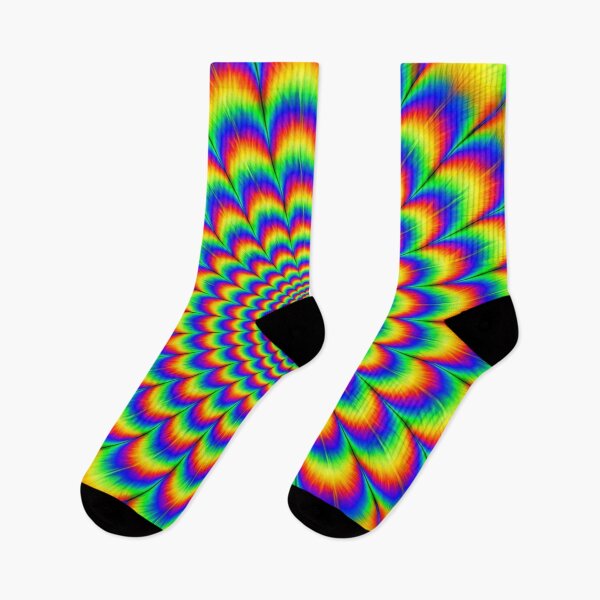 Item preview, Psychedelic Radial Optical Illusion – Vivid Hypnotic Pattern Art designed and sold by nigejohn.