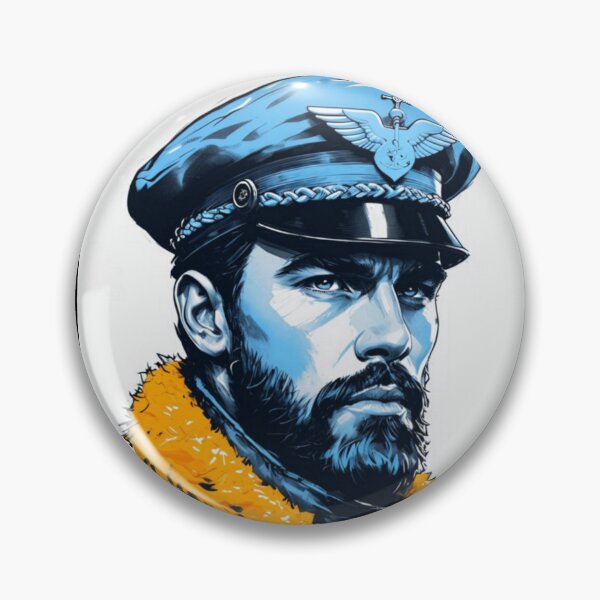 Item preview, Gay Pride 1940's Pop Color Leather Military Airman Daddy Berlin Leder Pride Graphic Design designed and sold by ItsAKinkThing.