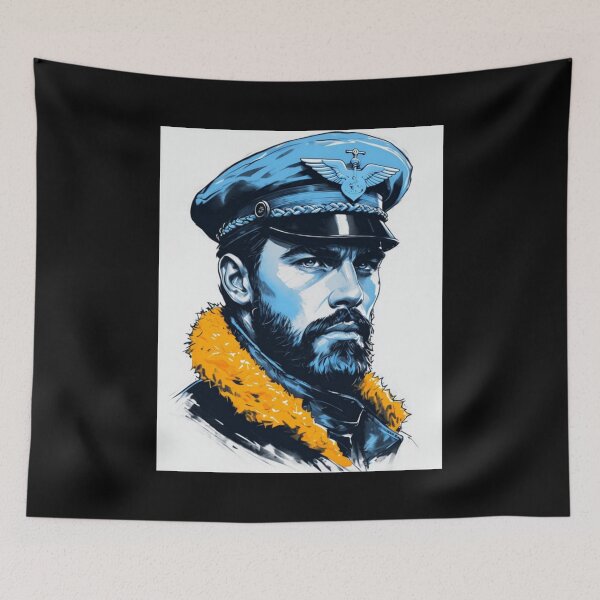 Item preview, Gay Pride 1940's Pop Color Leather Military Airman Daddy Berlin Leder Pride Graphic Design designed and sold by ItsAKinkThing.