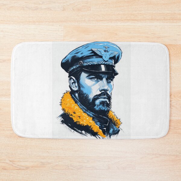 Item preview, Gay Pride 1940's Pop Color Leather Military Airman Daddy Berlin Leder Pride Graphic Design designed and sold by ItsAKinkThing.