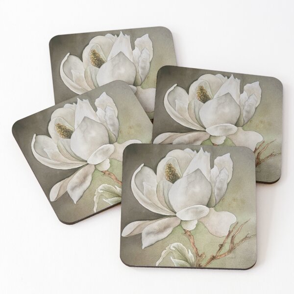 Item preview, White Magnolia designed and sold by Joeline Wieburg.