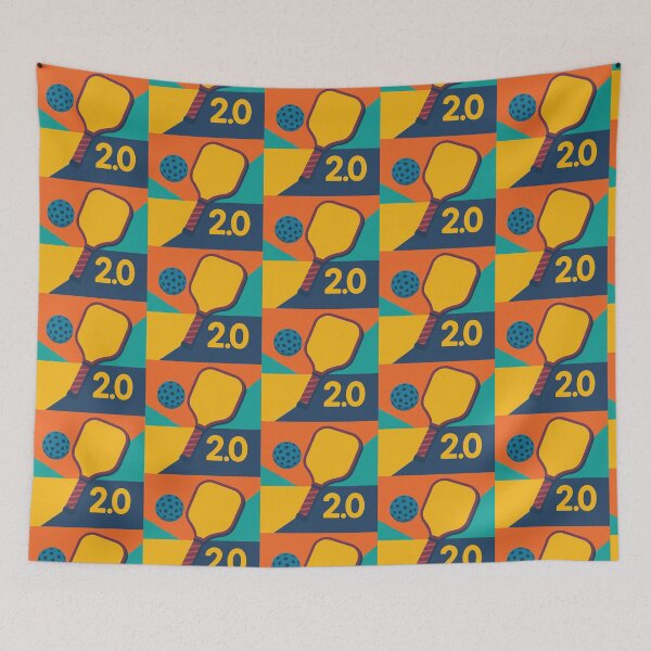 Item preview, Pickleball Player Rating 2.0 Bright Colors designed and sold by LovingJoyfully.