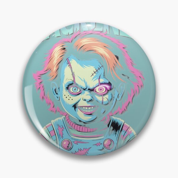 Item preview, Creepy Doll Mackenzie Neon Pop Art designed and sold by Rick Young.