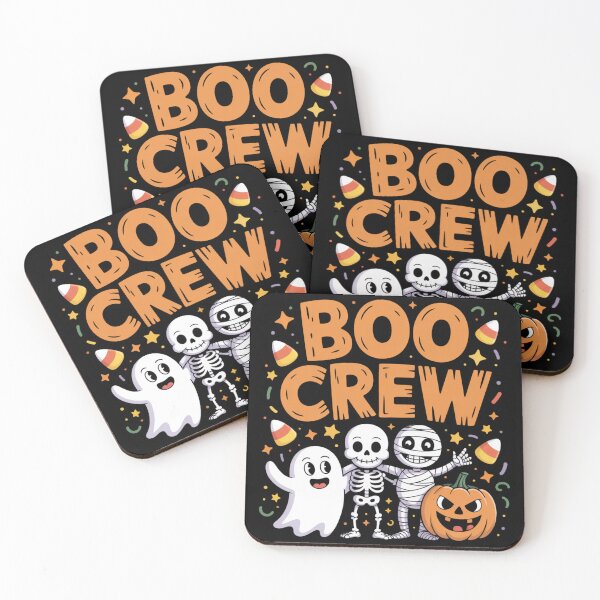 Item preview, The Spook-Tacular Trio A playful and fun design with a group of Halloween hooligans. A ghost, an alien mummy, and an alien are all together with pumpkins, causing a bit of spooky trouble. designed and sold by Grang Art Artistic Designs.