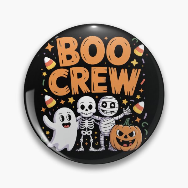 Item preview, Ghoulish Crew: This colorful and whimsical design features a group of spooky friends from outer space. designed and sold by Grang Art Artistic Designs.