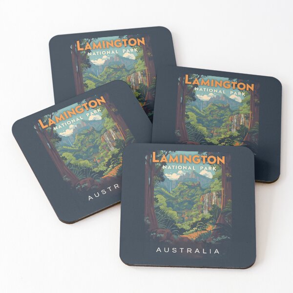 Item preview, A Vintage Illustration of Lamington National Park - Australia designed and sold by GoodOldVintage.