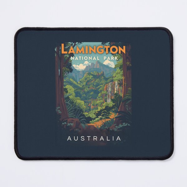 Item preview, A Vintage Illustration of Lamington National Park - Australia designed and sold by GoodOldVintage.