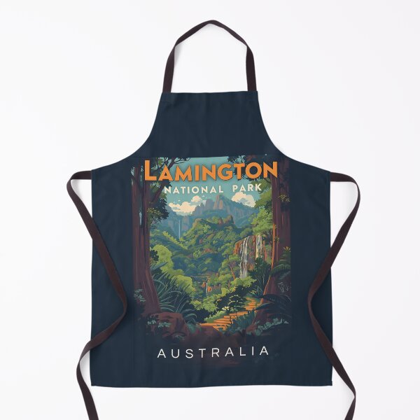 Item preview, A Vintage Illustration of Lamington National Park - Australia designed and sold by GoodOldVintage.