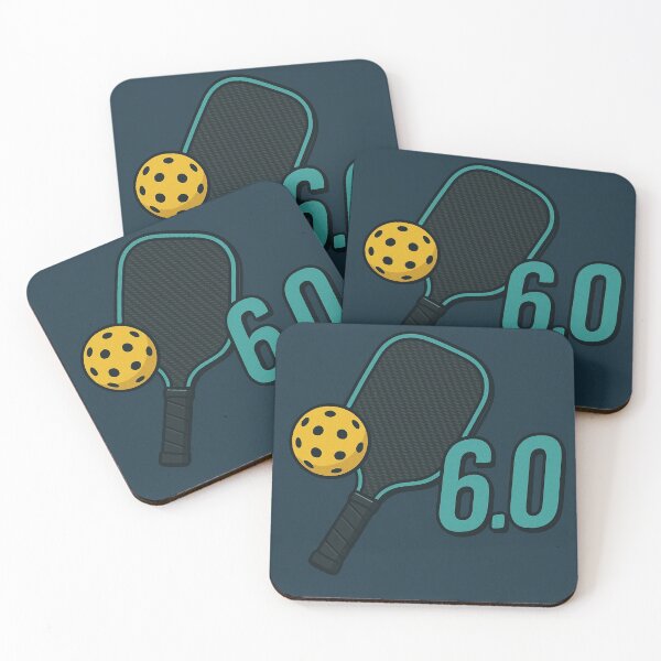 Item preview, Pickleball Player Rating 6.0 Blueish Green designed and sold by LovingJoyfully.