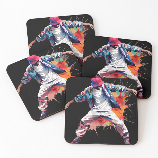 Item preview,  Dancer Hip Hop Dance Vibrant Art Dance Steps designed and sold by MarvinKesterso.