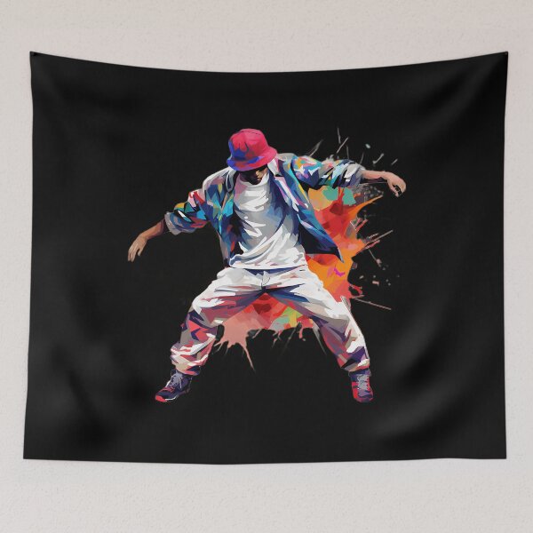 Item preview,  Dancer Hip Hop Dance Vibrant Art Dance Steps designed and sold by MarvinKesterso.
