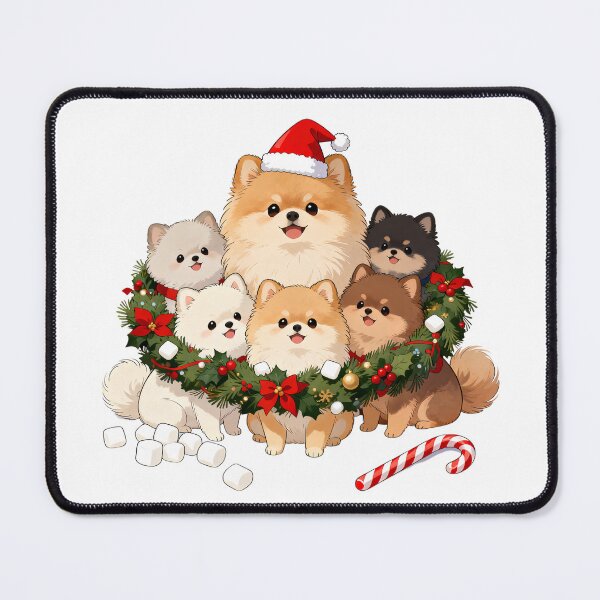 Item preview, Pomeranian Merry Christmas designed and sold by forget45studio.