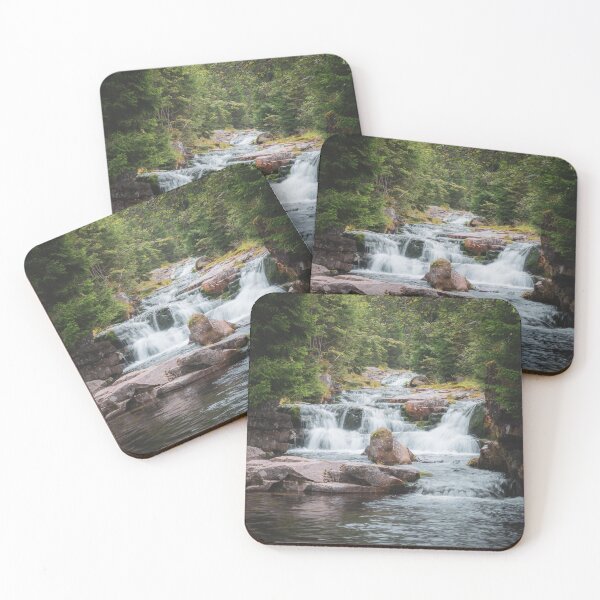 Item preview, Tranquil Forest Waterfall designed and sold by mholicky.