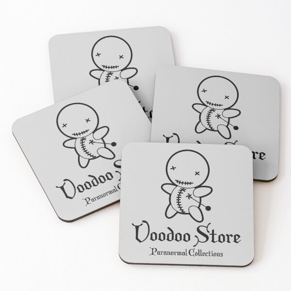 Item preview, Gothic Voodoo Doll Dark Outline Pin designed and sold by Voodoo Store Paranormal Collections.
