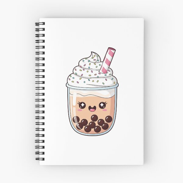 Item preview, Cute Kawaii Bubble Tea with Whipped Cream designed and sold by istoriadesign.