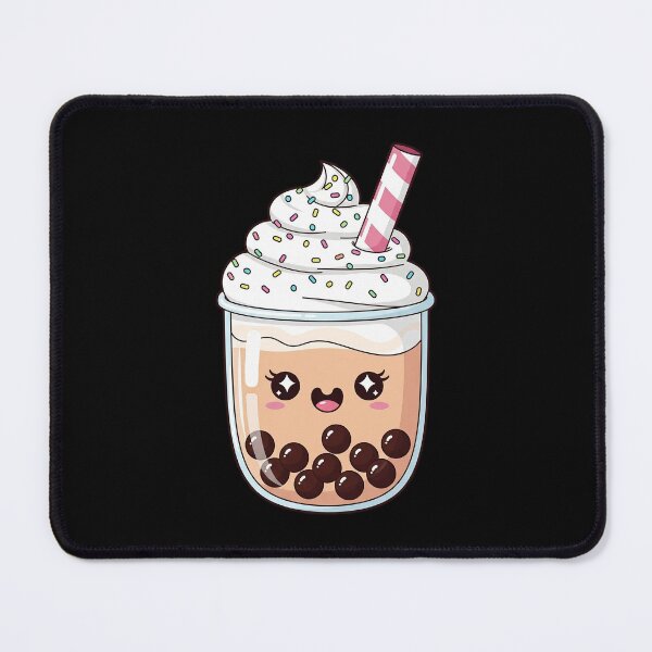 Item preview, Cute Kawaii Bubble Tea with Whipped Cream designed and sold by istoriadesign.