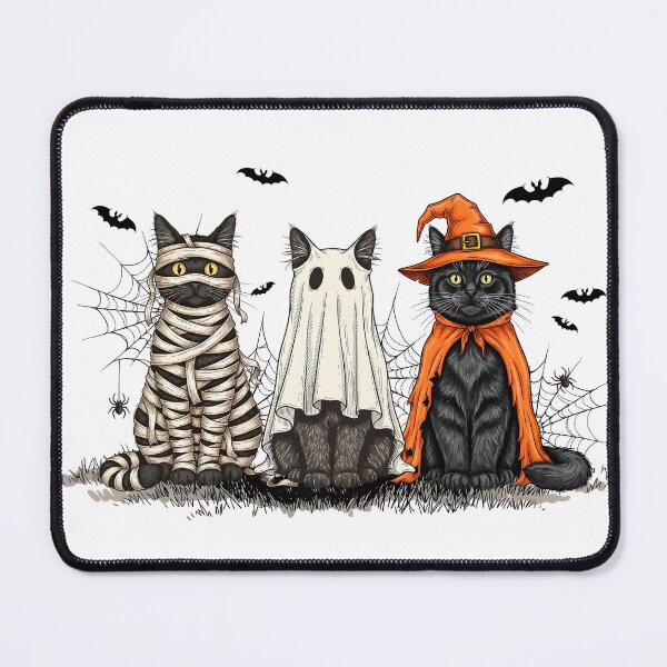 Item preview, Halloween Trio Cats designed and sold by Plotterzebra.
