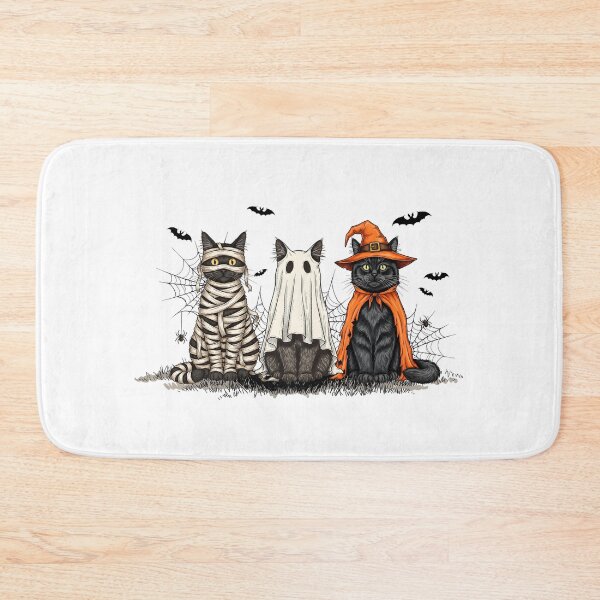Item preview, Halloween Trio Cats designed and sold by Plotterzebra.