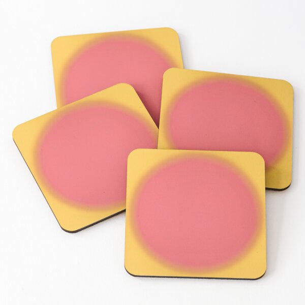 Item preview, Pink Circle on Yellow Background designed and sold by opPOPart.