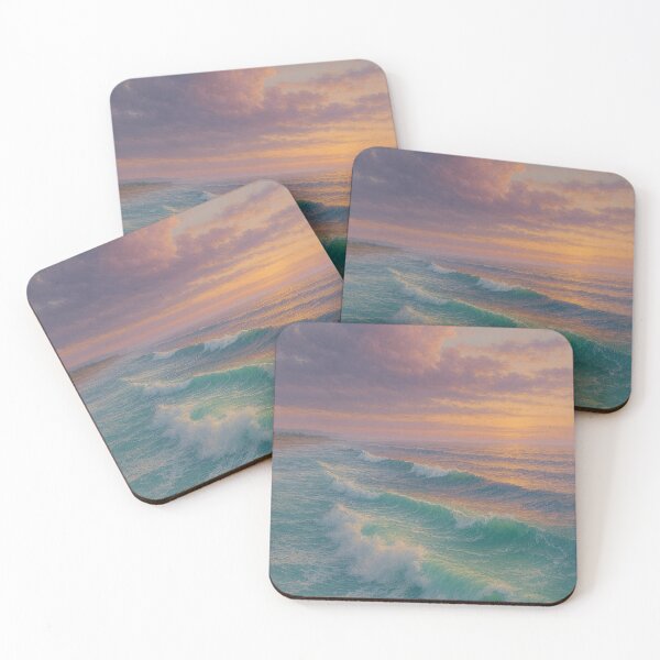 Item preview, Ocean over sunset scene designed and sold by SabbySplendor.