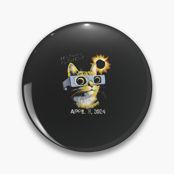 Item preview, Cat-Hello-Darkness-My-Old-Friend-Solar-Eclipse-April-08-2024-(1) designed and sold by rappadfdeuin.