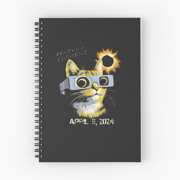 Item preview, Cat-Hello-Darkness-My-Old-Friend-Solar-Eclipse-April-08-2024-(1) designed and sold by rappadfdeuin.