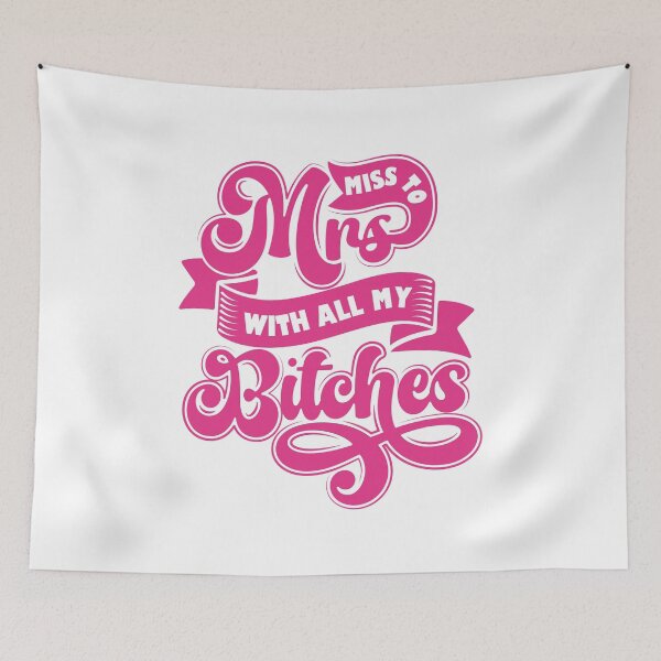 Item preview, Bridesmaid Bridal Shower Bachelorette Party Miss To Mrs designed and sold by FemmePod.