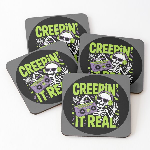 Item preview, Spooky Beats: This colorful and whimsical design features a group of spooky friends from outer space. designed and sold by Grang Art Artistic Designs.