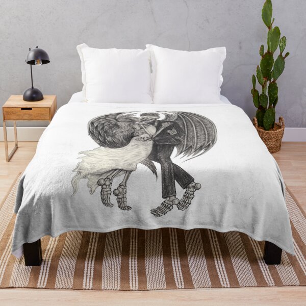 Item preview, Angels and demons skeletons in love. designed and sold by Jiwsurreal.