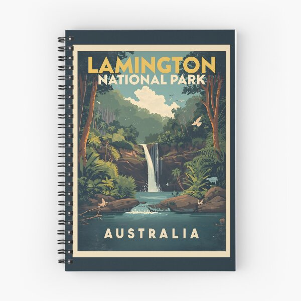Item preview, A Vintage Illustration of Lamington National Park - Australia designed and sold by GoodOldVintage.