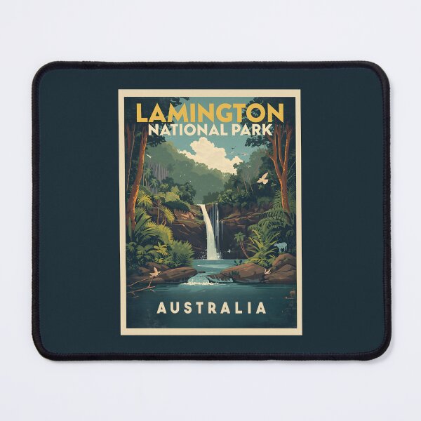 Item preview, A Vintage Illustration of Lamington National Park - Australia designed and sold by GoodOldVintage.