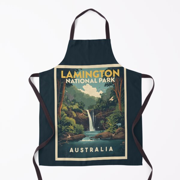 Item preview, A Vintage Illustration of Lamington National Park - Australia designed and sold by GoodOldVintage.