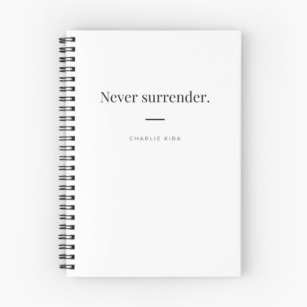 Item preview, Never Surrender - Charlie Kirk Quote designed and sold by Liberty Boulevard.