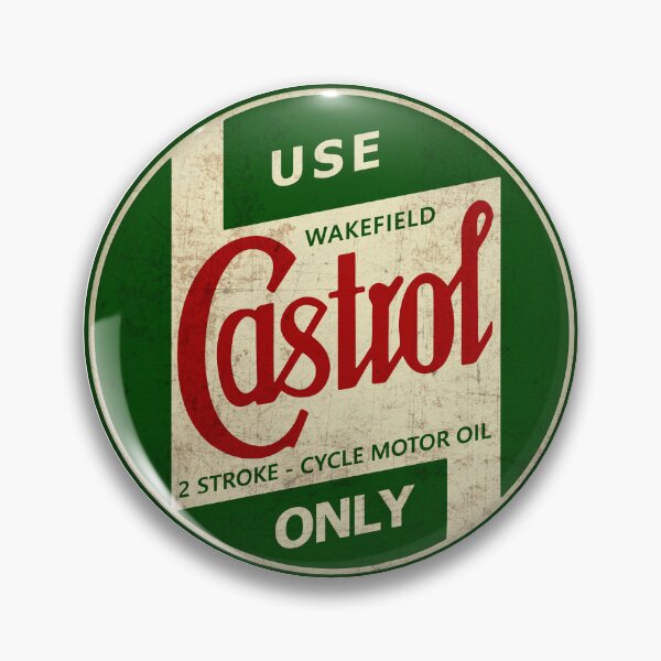 Item preview, Castrol – 2 Stroke Cycle Motor Oil – 1950s Vintage Sign designed and sold by Maverick51.