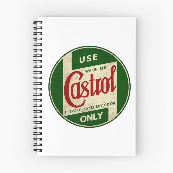 Item preview, Castrol – 2 Stroke Cycle Motor Oil – 1950s Vintage Sign designed and sold by Maverick51.