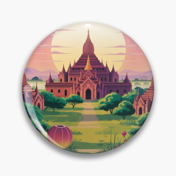 Item preview, Аncient city of Bagan. designed and sold by Lilashakti ⭐️ ⭐️ ⭐️ ⭐️ ⭐️.