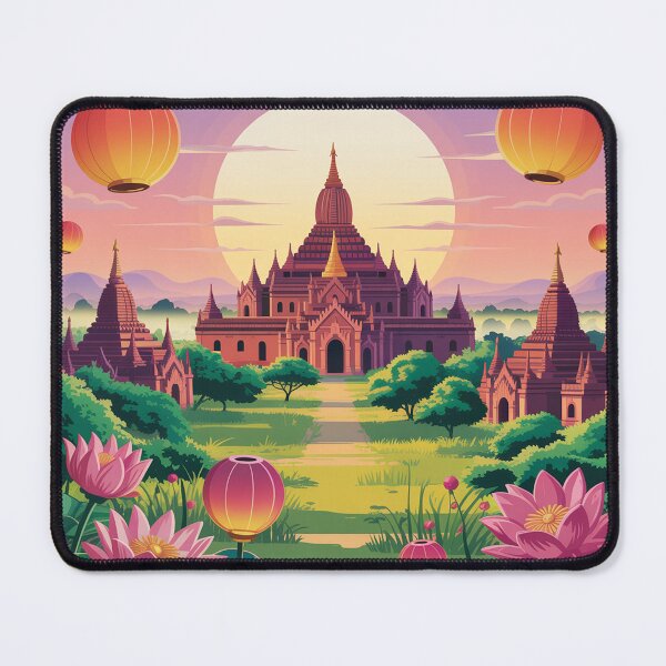 Item preview, Аncient city of Bagan. designed and sold by Lilashakti ⭐️ ⭐️ ⭐️ ⭐️ ⭐️.