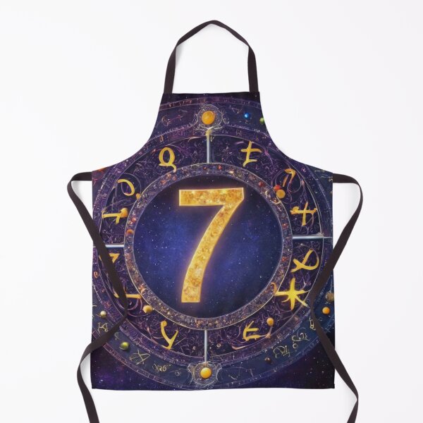 Item preview, Astrological number 7 designed and sold by Lichtwellenart.