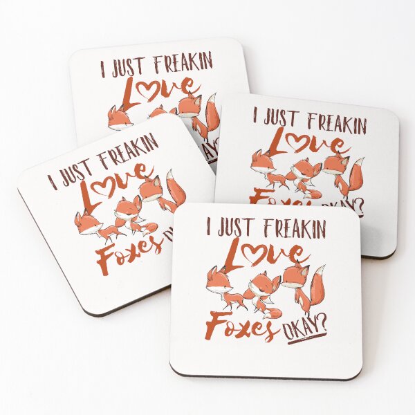 Item preview, I Just Freaking Love Foxes Okay Cute Fox Lover designed and sold by jaygo.