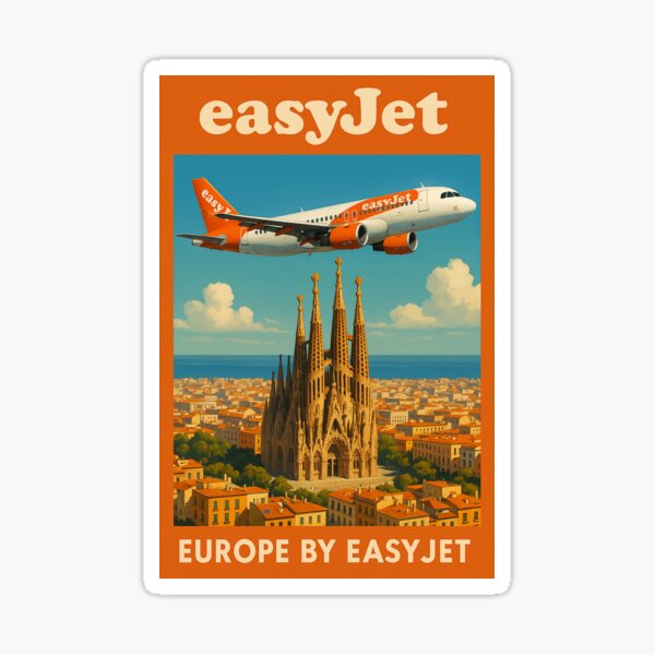 easyJet Europe by EasyJet Sticker