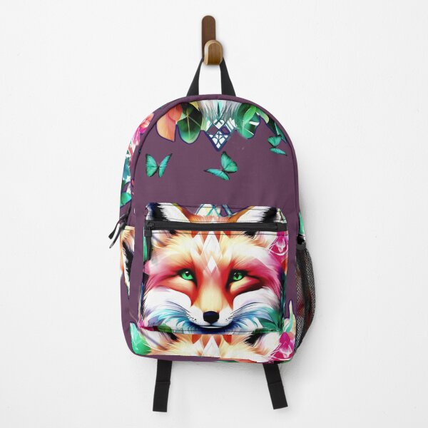 Item preview, Geometric Floral Fox – Vibrant Animal and Nature Fusion Art designed and sold by Naturalite19.