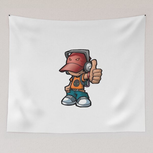 Item preview, Cool Street Kid – Urban Cartoon Boy with Cap and Headphones designed and sold by WooW Diseños Chidos.