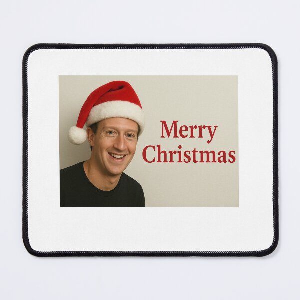 Item preview, Mark zuckerberg christmas xmas holiday merry gift hat meme funny prank weird designed and sold by CheeseBlueprint.
