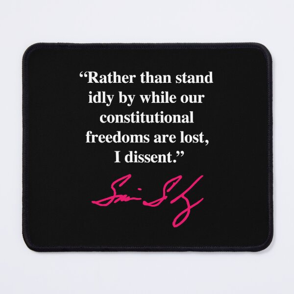 Item preview, I dissent - Sonia Sotomayor (pink signature) designed and sold by Thelittlelord.