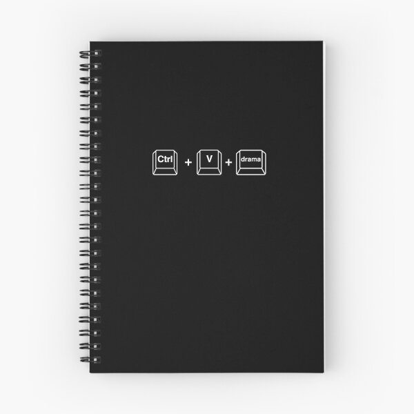 Item preview, Ctrl + V + Drama (Black Edition) – Paste the chaos designed and sold by QuotesPrints.