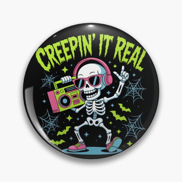 Item preview, The Skeleton's Jam: This colorful and whimsical design features a group of spooky friends from outer space. designed and sold by Grang Art Artistic Designs.