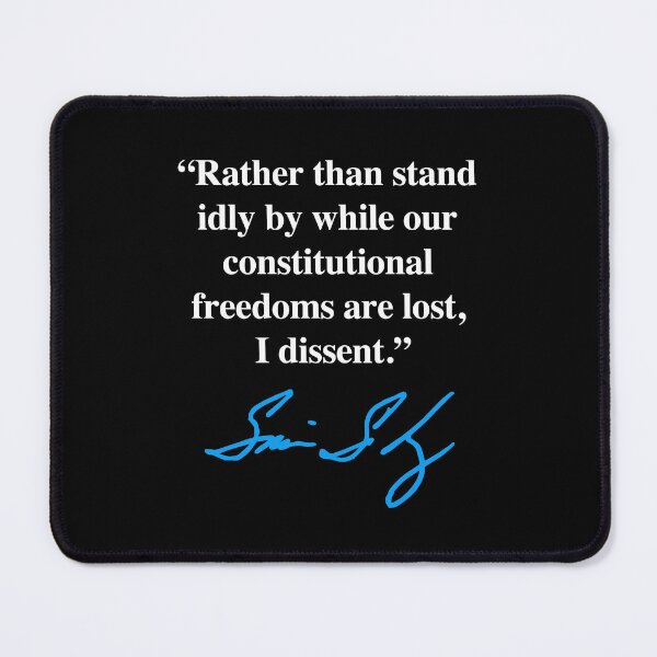 Item preview, I dissent - Sonia Sotomayor (blue signature) designed and sold by Thelittlelord.