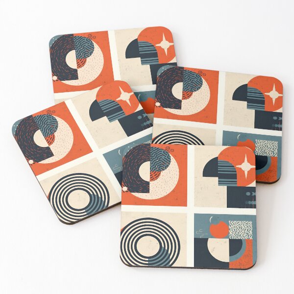 Item preview, Colorful Abstract Shapes | Modern Geometric Art designed and sold by Neoparadox.