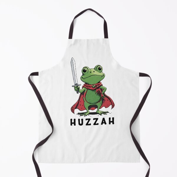 Item preview, Huzzah Frog Knight Medieval Fantasy Gamer Meme designed and sold by MintaApparel.