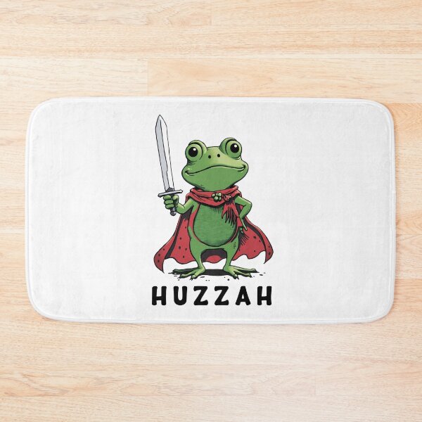 Item preview, Huzzah Frog Knight Medieval Fantasy Gamer Meme designed and sold by MintaApparel.